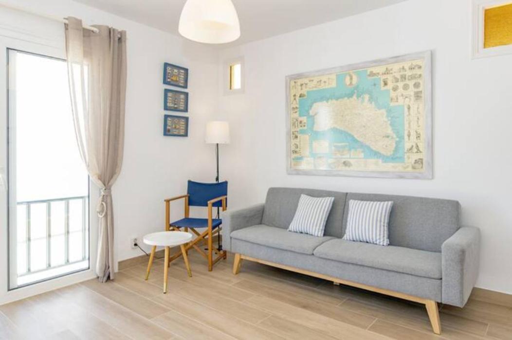 Fantástico apartamento en primera línea de mar en Menorca Es Grau Exterior foto